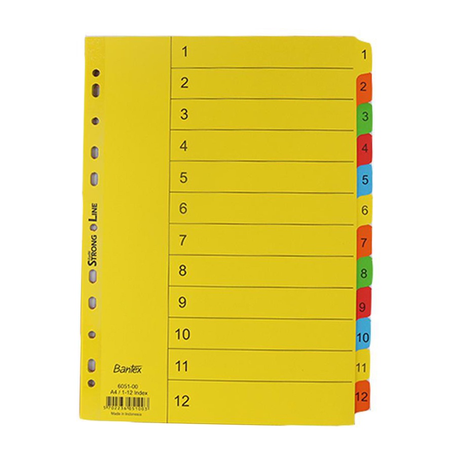 Index Divider A4 Bantex