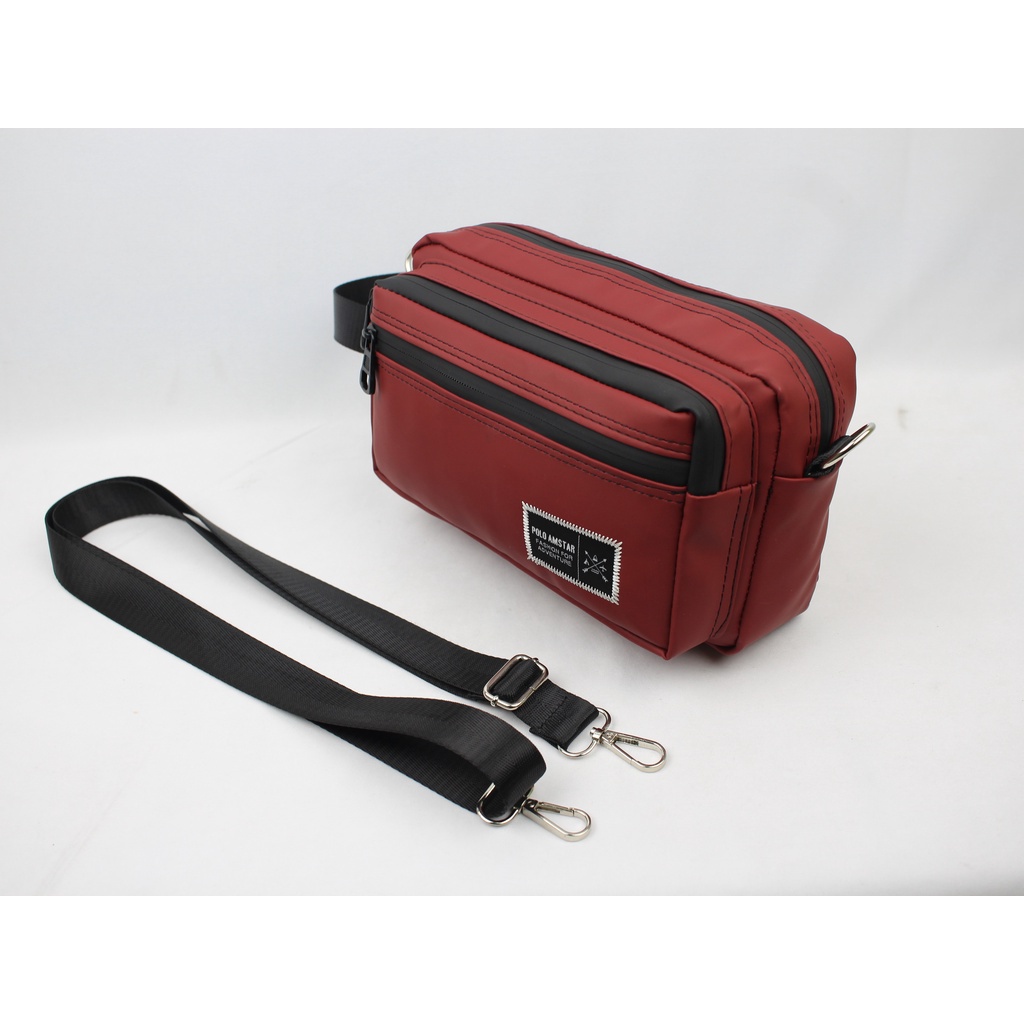 Hand Bag Clutch Bag ANTI AIR Unisex Polo Amstar Bahan Ballon Tebal Tas Selempang Dompet Pria Wanita Slingbag Waterproof