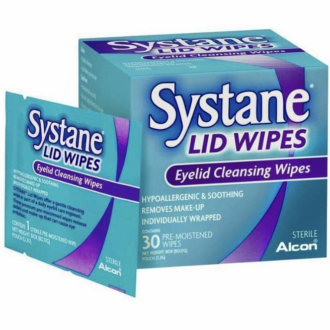 Original Import Systane Lid Wipes Eyelid Face Cleanser Makeup Remover