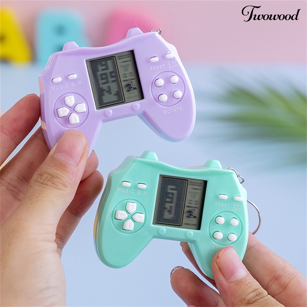 Twowood Gantungan Kunci Konsol Game Mini Portable Bahan ABS