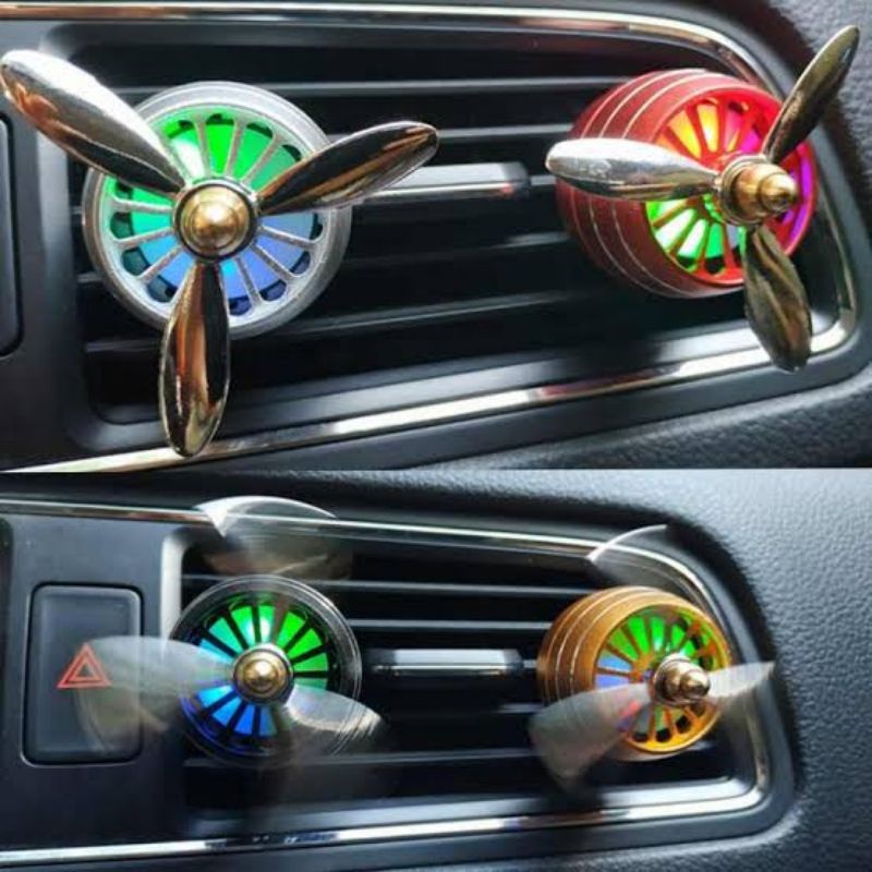 Parfum Mobil Car Air Force Vent Clip Kipas Baling Jet Pesawat Pewangi