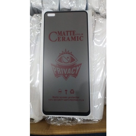 TG Tempered Glass Ceramic Matte Spy bahan tidak bisa pecah Samsung A21 New M30S  A10S A20S A30S A50S A10 A20 A30 A50 A60 A70 M10 M20 M30 M50