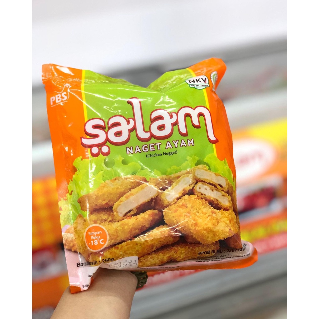 

Promo!! Naget Ayam Salam 250 gram