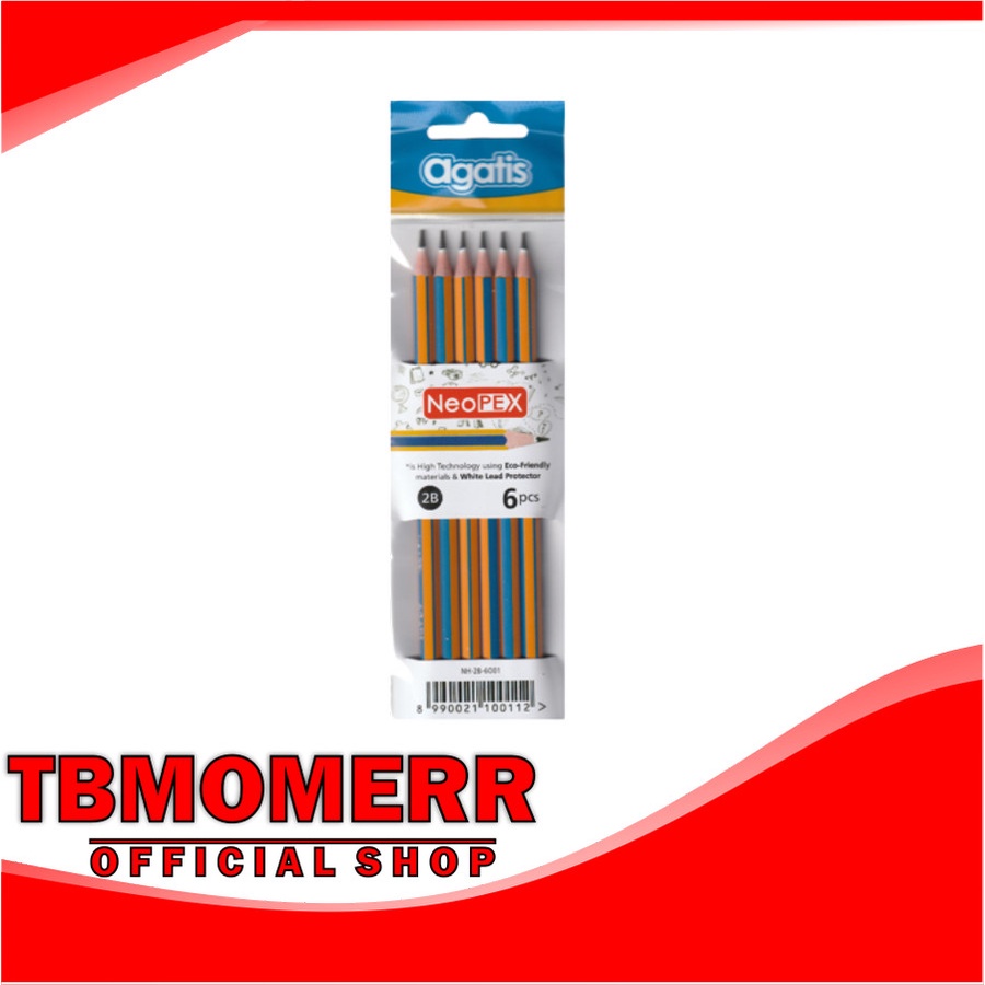 

AGATIS NEOPEX HEXAGONAL GRAPHITE PENSIL 2B SET 6 NH-2B-6O01