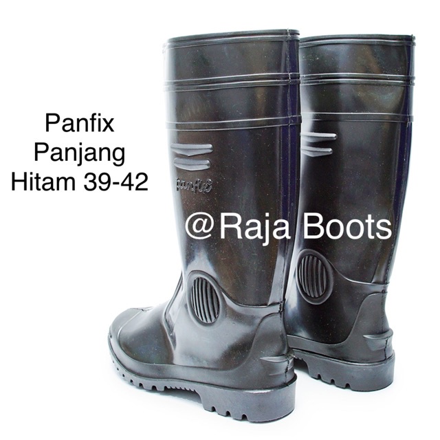 Sepatu Boot Termurah Panfix Boots Panjang Hitam