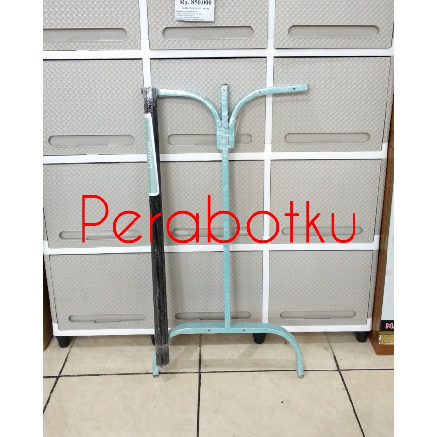Rak Handuk Bunga Carin / Jemuran Baju Besi Kecil / Jemuran Handuk