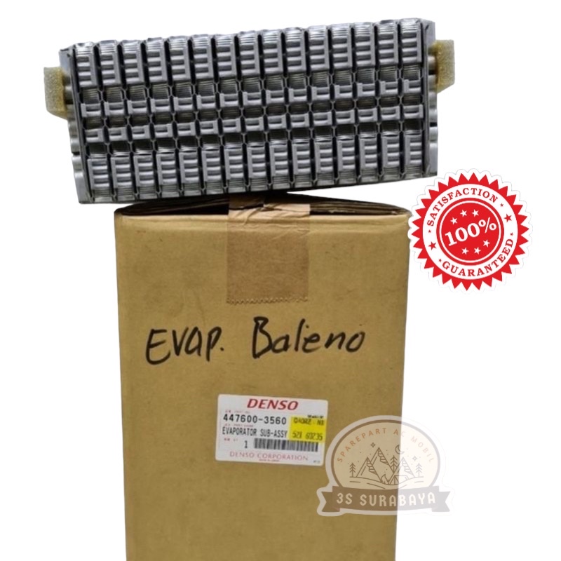 Evaporator Evap Cooling Coil Ac Baleno Suzuki Denso Asli Original 2001 - 2003