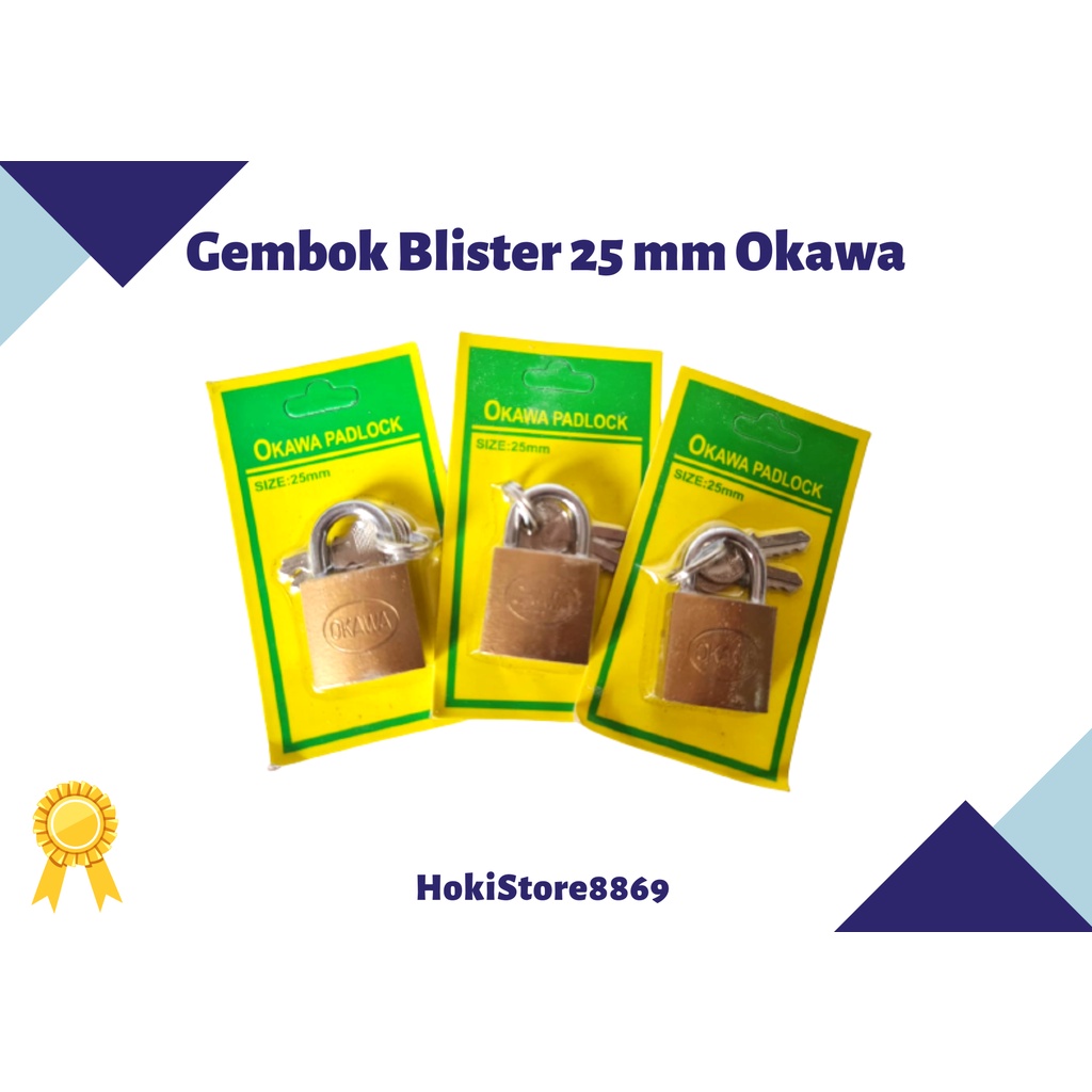Gembok Koper Kotak / Blister