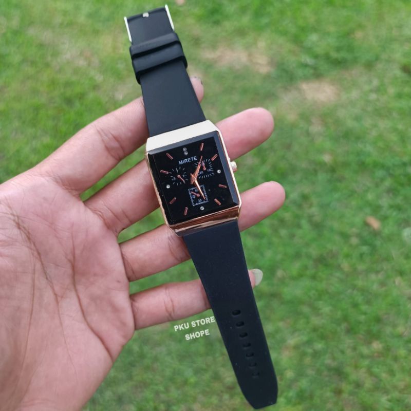 TERBARU ☑️JAM TANGAN WANITA MIRETE TERBARU STRAP RUBBER MODEL SIMPLE MEWAH TAHAN AIR JAM TANGAN WANITA TALI KARET JAM FASHION WANITA JAM TANGAN KASUAL WANITA TAHAN AIR STRAP RUBBER JAM TANGAN CEWEK MIRETE ORIGINAL FREE BATRAI CADANGAN JAM TANGAN WANITA