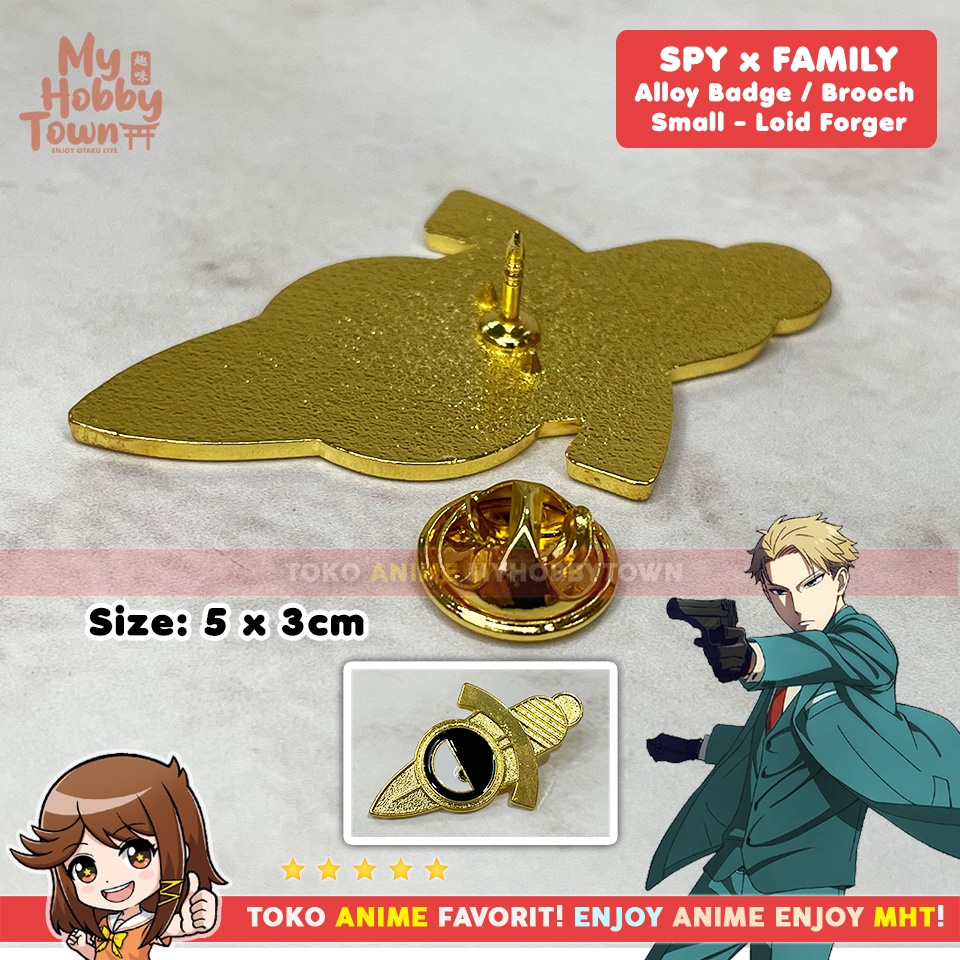 Pin Brooch Spy X Family Loid Forger Cosplay Anime