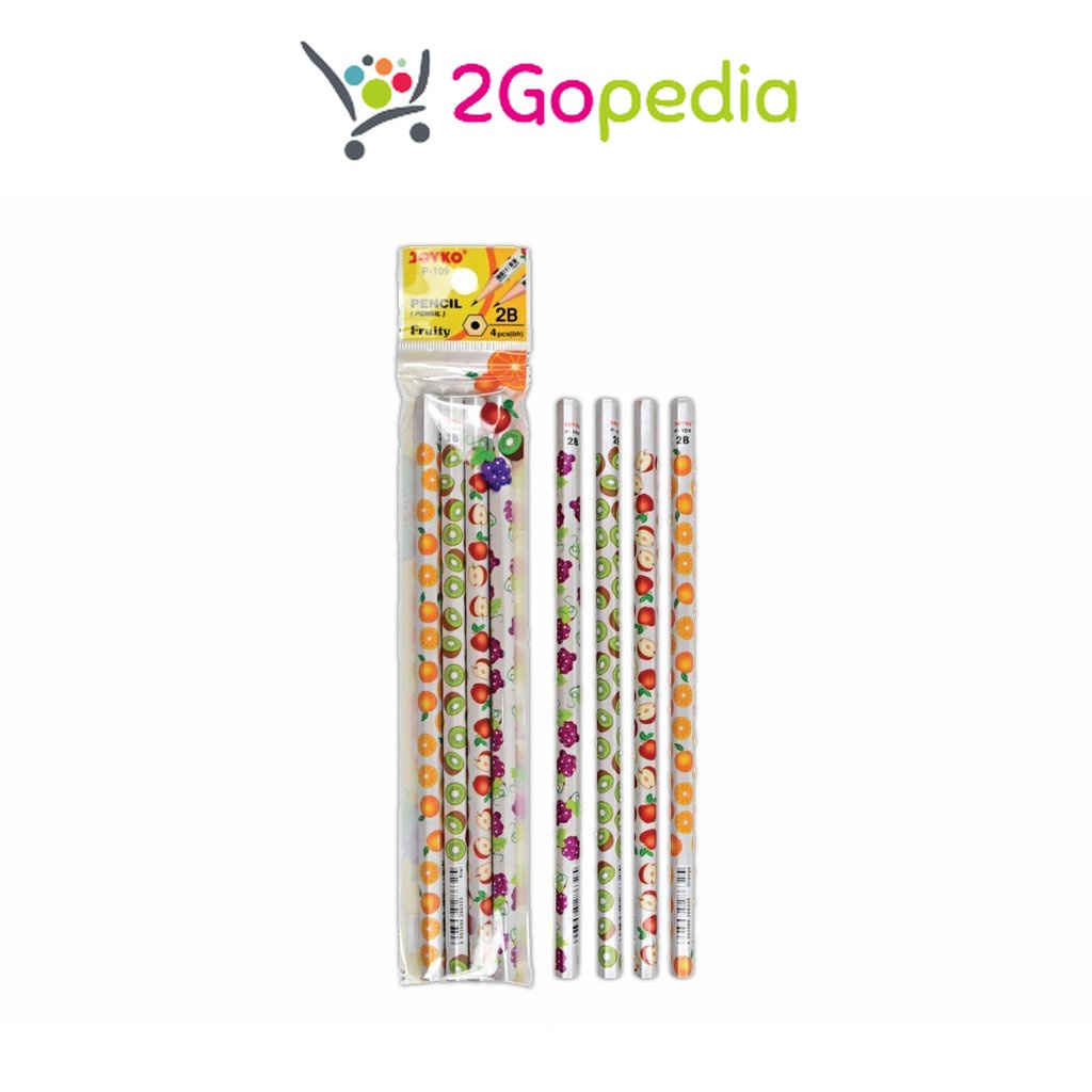 

Pensil Joyko P-109 2b Fruit Isi 4 Grosir Murah Atk