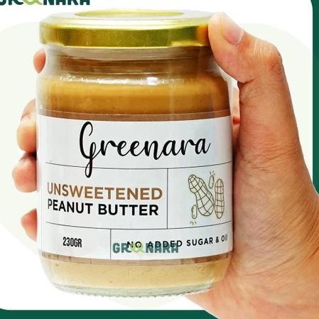 

Limited Product--Greenara Unsweetened Peanut Butter 230gr / Selai Kacang 230 gram