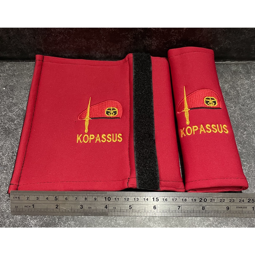 Sarung Seatbelt Kopassus - Cover Seatbelt Kopassus