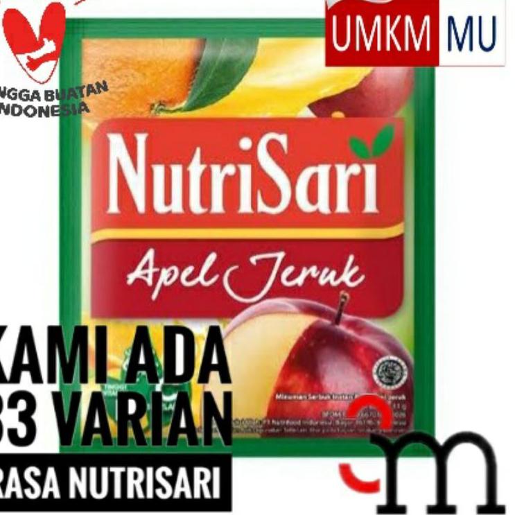 

Untung maksimal--NutriSari - Apel Jeruk (1 renceng = 10 sachet)