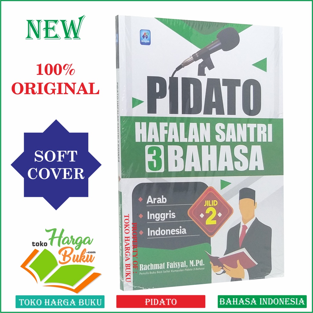 Foto Pidato Hafalan Santri 3 Bahasa Jilid 2 Arab Inggris Indonesia Mahir Pidato 3 Bahasa Penerbit Pustaka Arafah