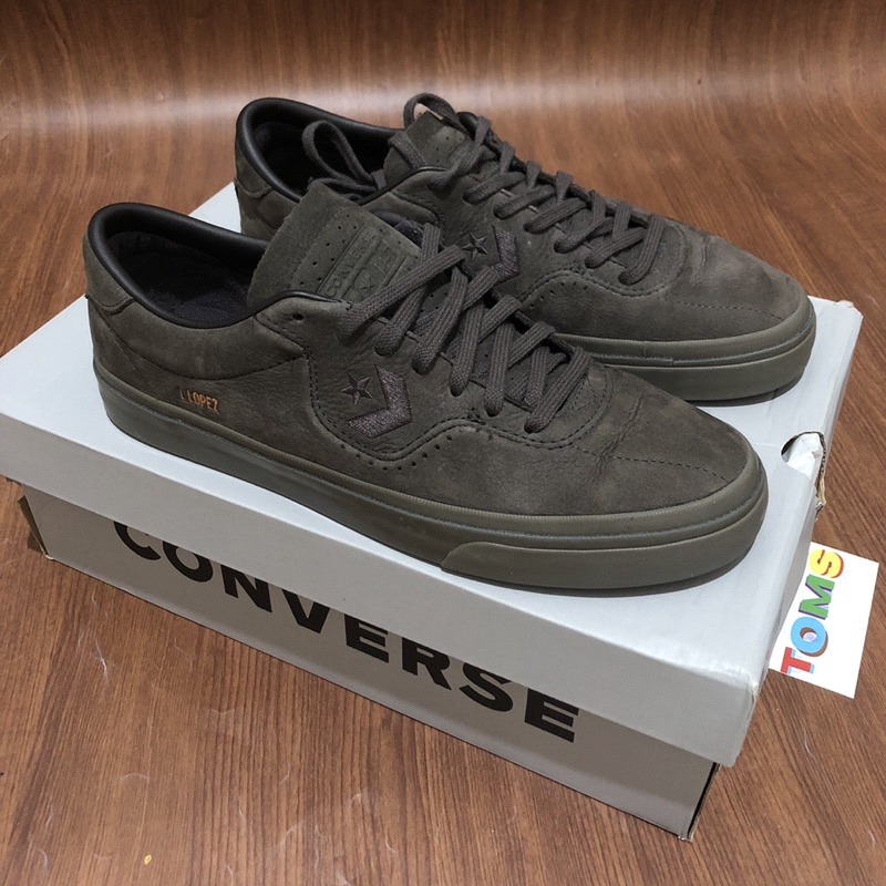 Converse Louie Lopez Ox Pro Black Suede Coffe Nut Brown Gum Original Resmi PT MAP