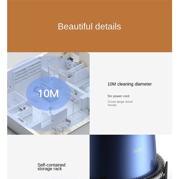 Deerma BY200 Suction Vacuum Cleaner - Vacuum Sofa &amp; Kasur - Garansi Resmi 1 Tahun