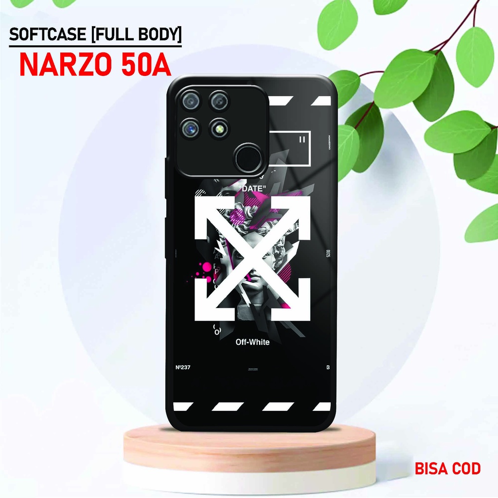 Softcase Kaca Kilau Realme Narzo 50A - ( SC 53 ) Case Full Body Realme Narzo 50A - Silikon Glossy Re