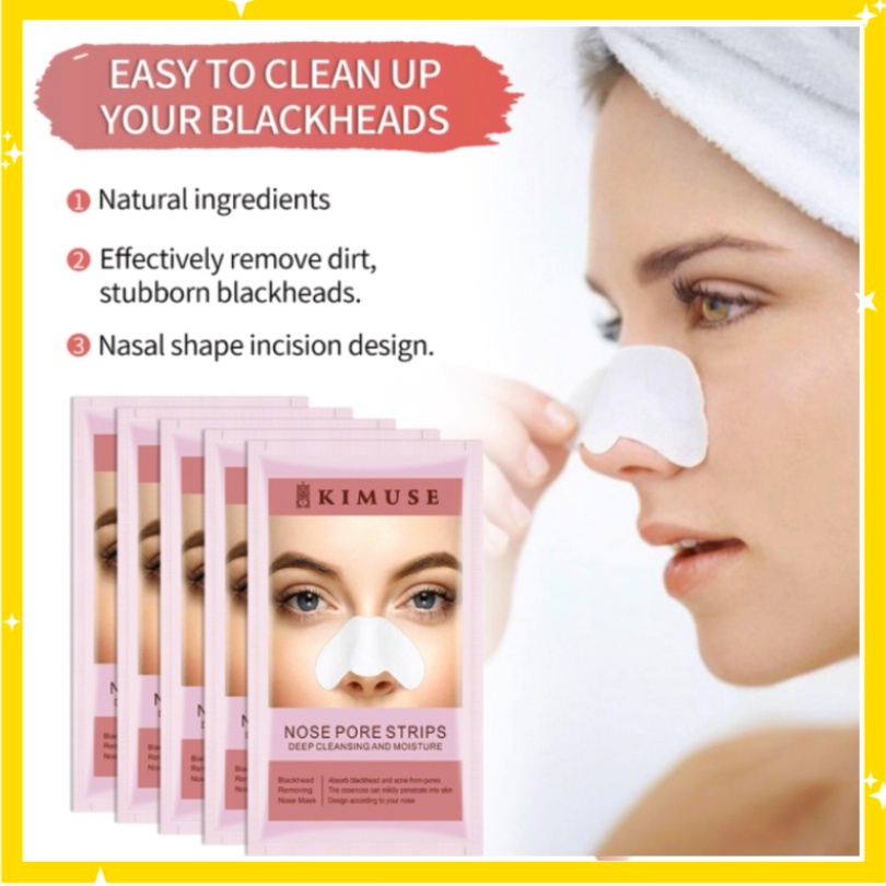 KIMUSE Komedo Deep Cleansing Blackhead Remove Penghilang Masker Komedo Treatment Mask