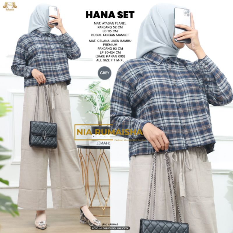 ONE SET KEKINIAN BY NIA RUMAISHA | Hana Set - Kaima Set - Awana Set - Mira Set