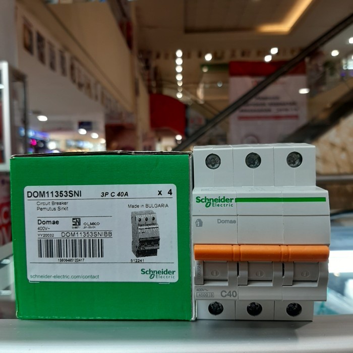 Mcb 3Phase 40A Domae Schneider