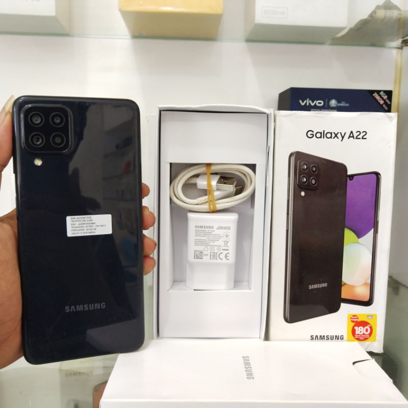 SAMSUNG A22 6/128 4G SECOND FULLSET ORI