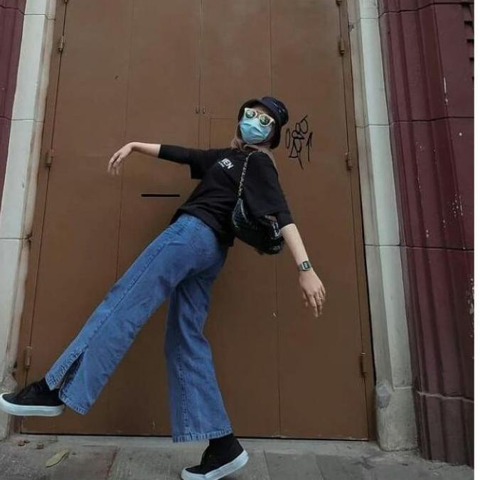 Booming KULOT JEANS BELAH SAMPING // CELANA KULOT HW BELAH JEAN TEBAL / HIGHWAIST KULOT JEANS WANITA