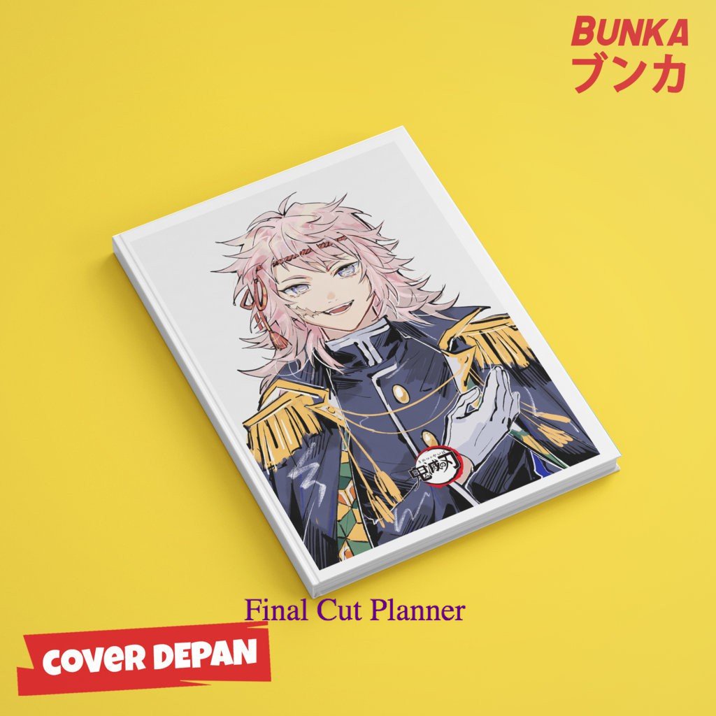 

Notebook Anime Kimetsu no Yaiba U Sabito Hardcover A5 Buku Tulis Catatan Note Agenda Planner Jurnal .