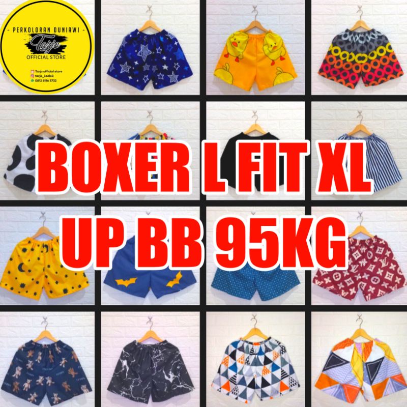 CELANA PENDEK MOTIF COWOK CEWEK BOXER KEREN celana pendek pria wanita dewasa BIG SIZE