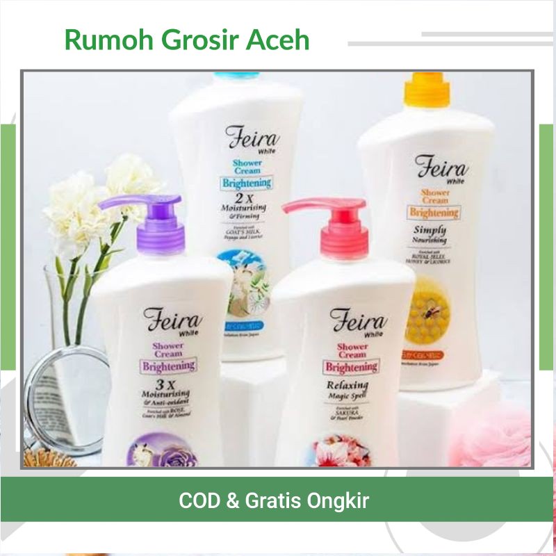 [ACEH] SABUN CAIR LITERAN 1000 ML / FEIRA WHITE