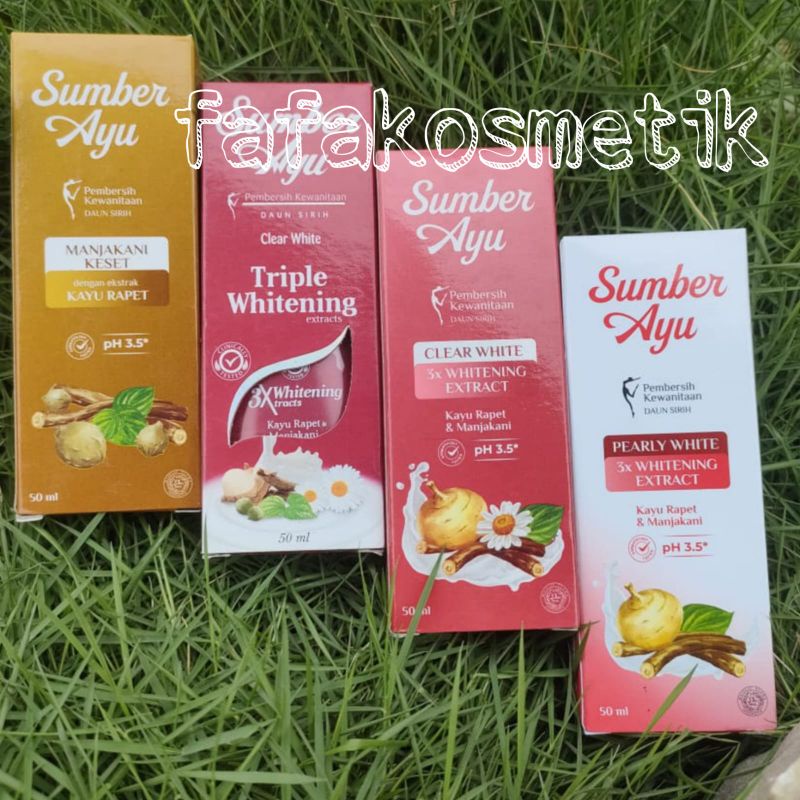 SUMBER AYU TRIPLE WHITENING 50ML / SUMBER AYU PEMBERSIH KEWANITAAN DAUN SIRIH / sumber ayu