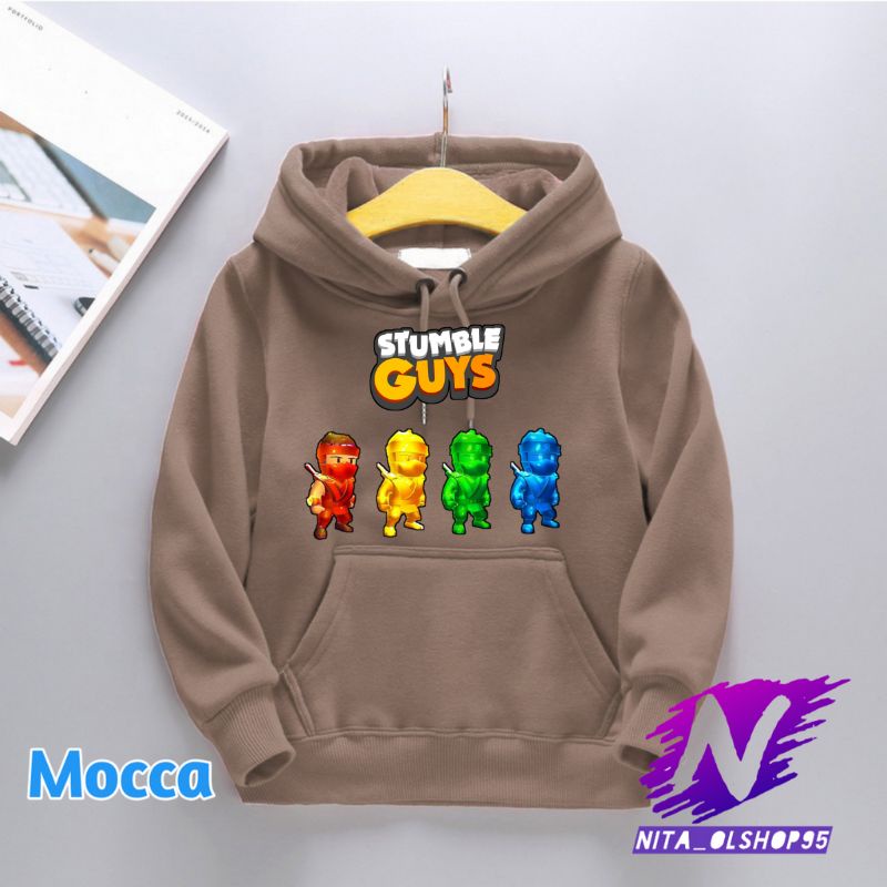 jaket hoodie anak stumble guys ninja