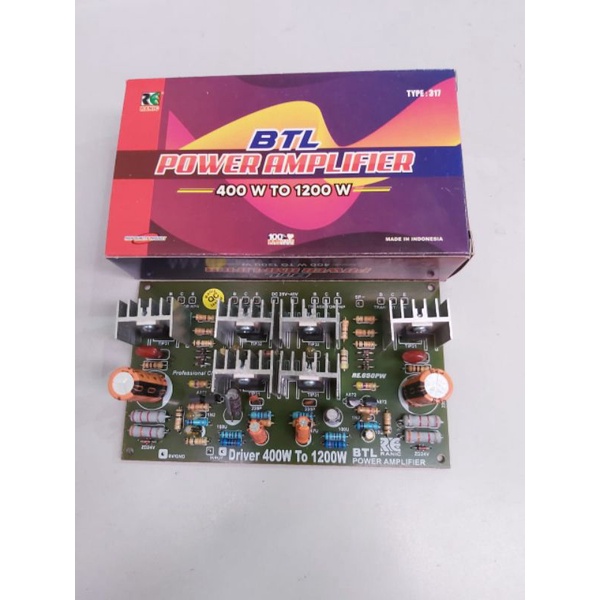 kit driver power amplifier btl 400w