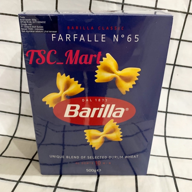 

Barilla Farfalle Pasta Pita 500gr Pasta Barilla Pasta Pita