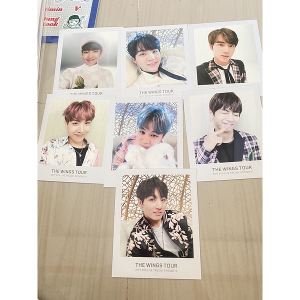 photocard bts wings tour READY