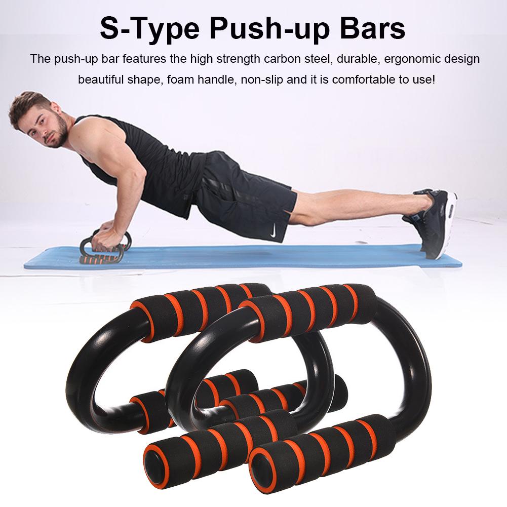 TERBARU ALAT OLAHRAGA STAND BAR  Push Up Olahraga Fitness Equipment Pegangan Push Up  -TERMURAH