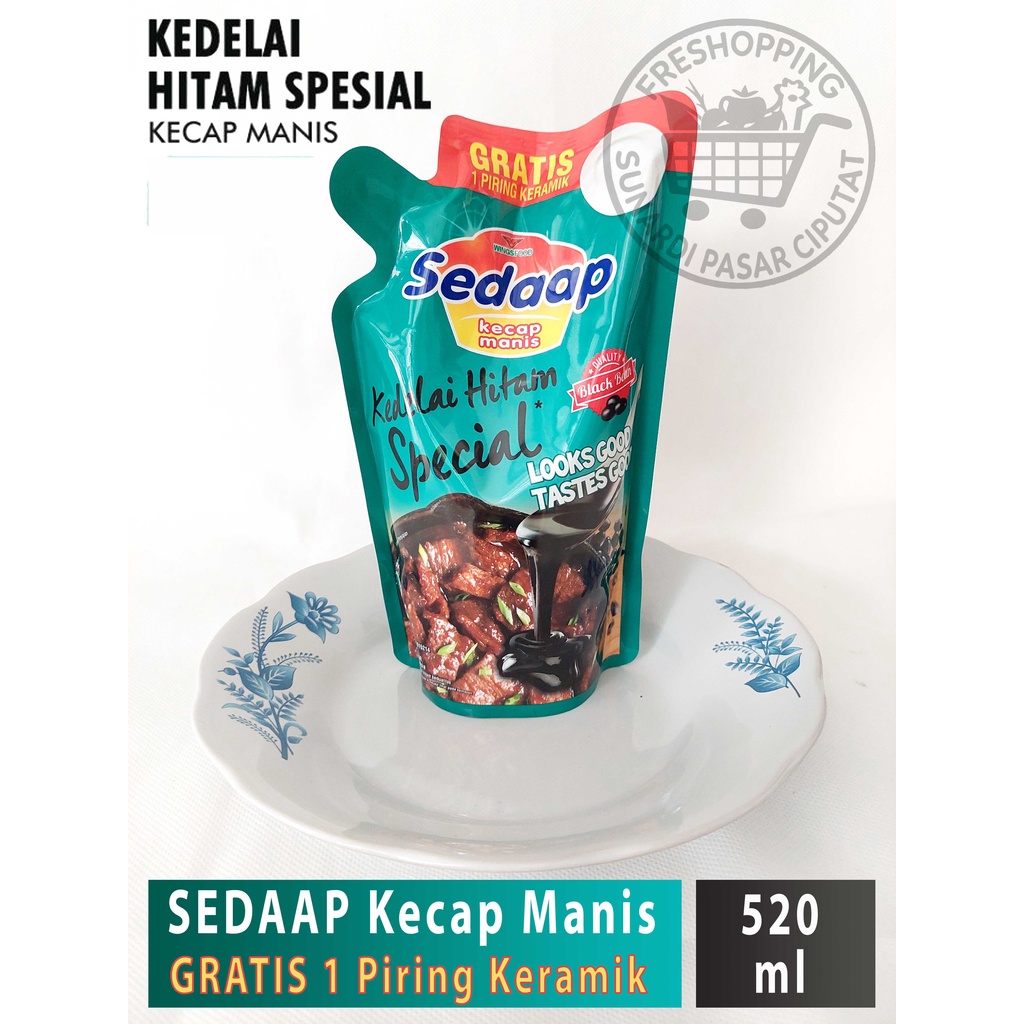 SEDAAP Kecap Manis Pouch 520ML