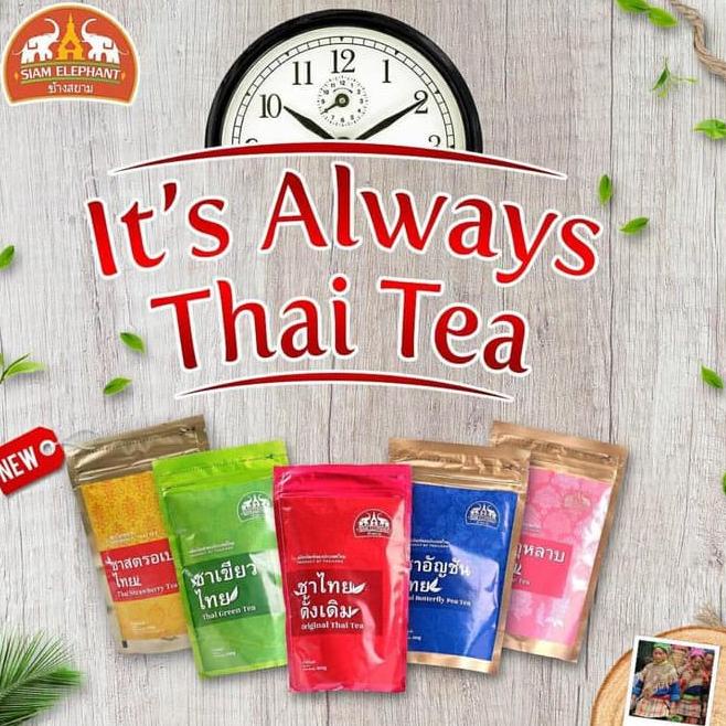 

Terbaik Siam Elephant Green Thai Tea 200GR Daun Teh Hijau Produk Thailand murah