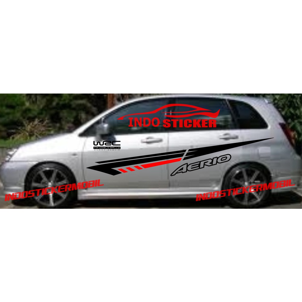 STICKER STIKER MOBIL AERIO STICKER LIST MOBIL SUZUKI AERIO STICKER AERIO TERBARU