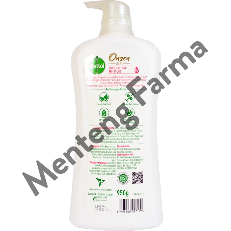 Sabun Mandi Cair Dettol Onzen Peach 950 Gram