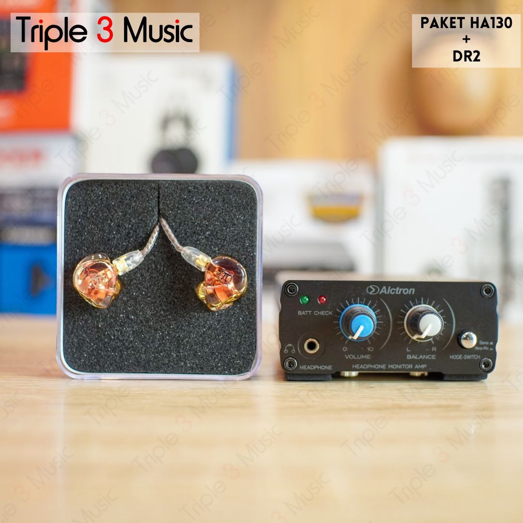 Paket IN EAR MONITOR iem panggung Pi Audio With Amply hp alctron HA130