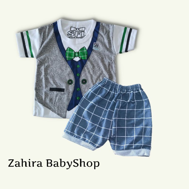 Setelan Bayi Cowo 0-12 Bulan/Setelan Baby Boy