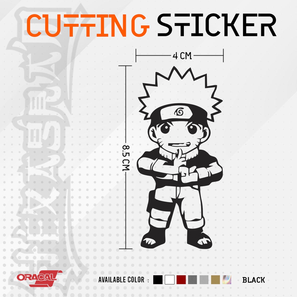Cutting Sticker Anime NARUTO Chibi | Stiker Cutting Anime NARUTO Chibi