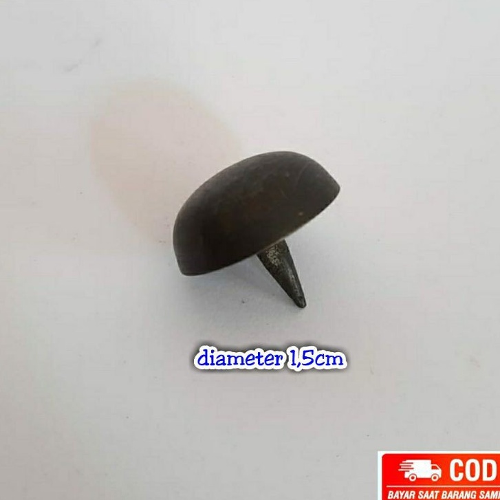 Paku Pines Pagar Rumah Kuningan - Brass 1.5cm Aksesoris pintu & pagarPaku Pines Pagar Rumah Kuningan