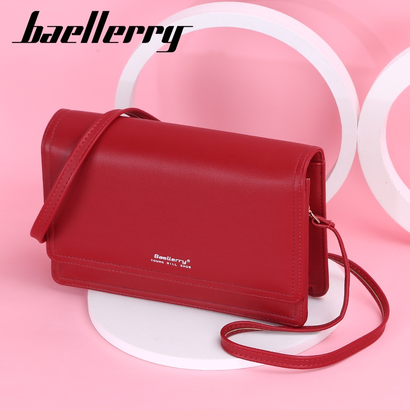 BAELLERRY N8583 Tas Selempang Wanita Bahan Kulit PU Leather Premium WATCHKITE WKOS