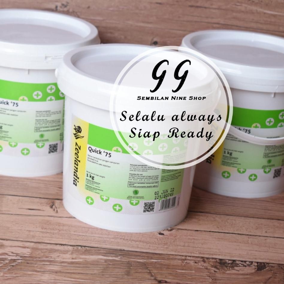 

KodeJj8J3--Zeelandia Quick 75 Emulsifier 1 KG Pengemulsi SP Cake Stabilizer Kue