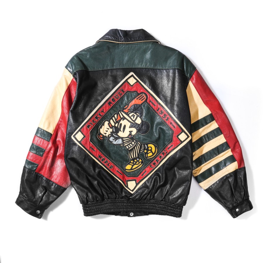 Jacket Vintage Mickey Full Leather Limited Edition By Jeff Hamilton
