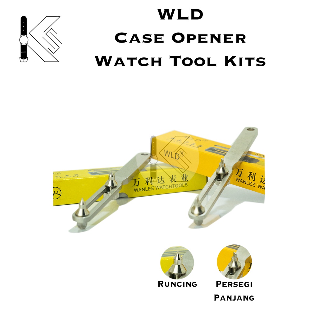 Engkol Alat Pembuka Tutup Belakang Jam Tangan Case Opener Alat Servis Jam Tangan 6 Cm WLD Professional Watch Tool Kits