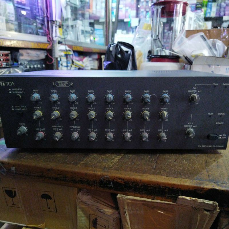 Ampli Toa ZA-2128M 2 X 120 watt original