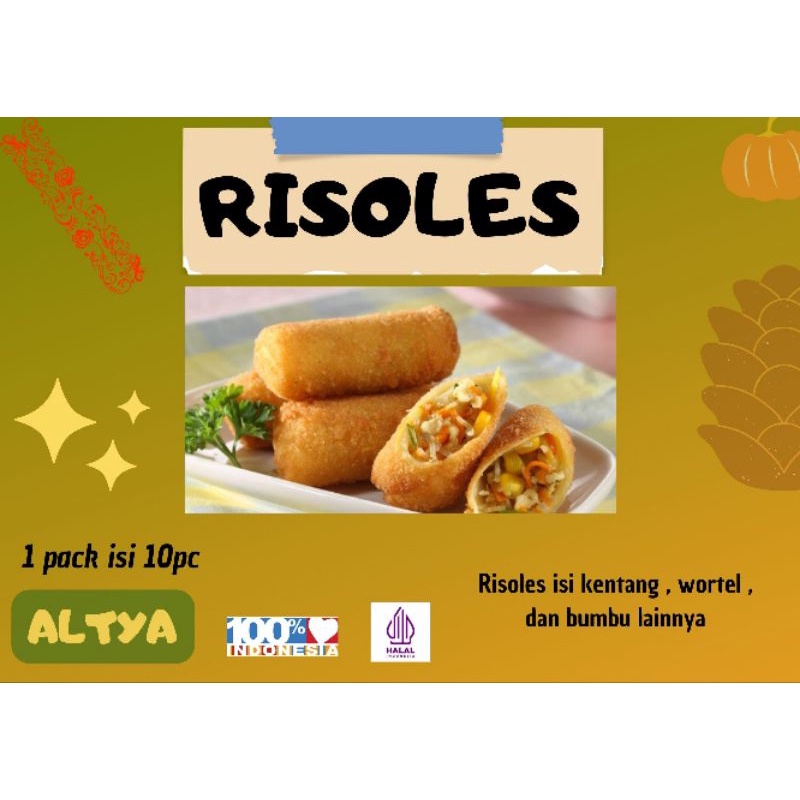 

Risoles frozen / Risol isi sayur kemasan frozen